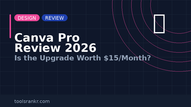 Canva Pro Review 2026: Is the Upgrade Worth $15/Month?